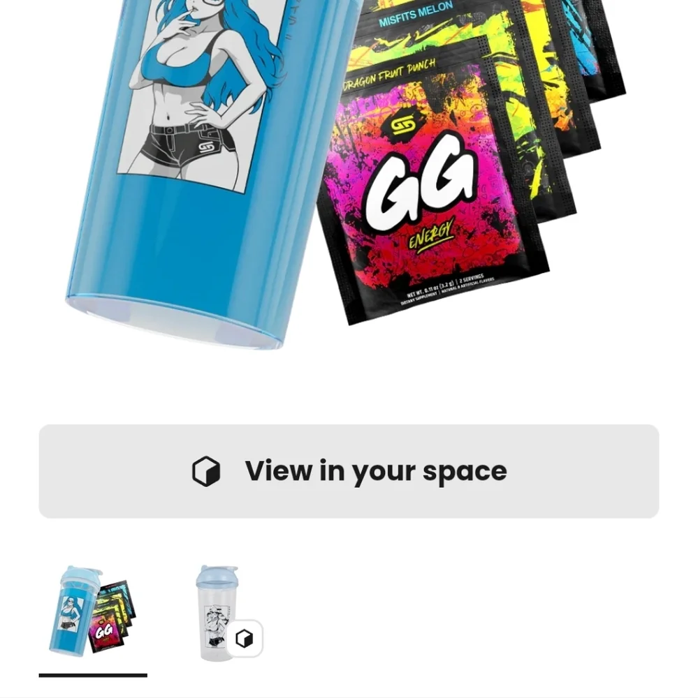 Mikaylah Gamer Supps Waifu Shaker Cup LIMITED EDITION artist collab